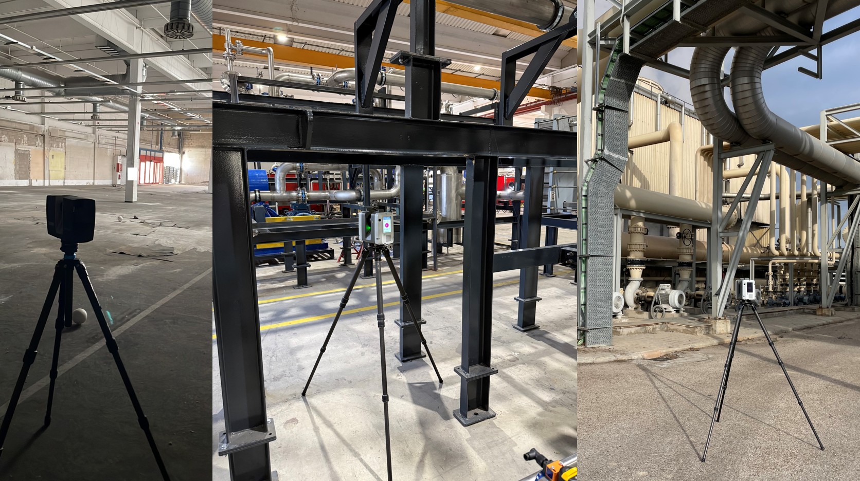 Escaneo en planta industrial